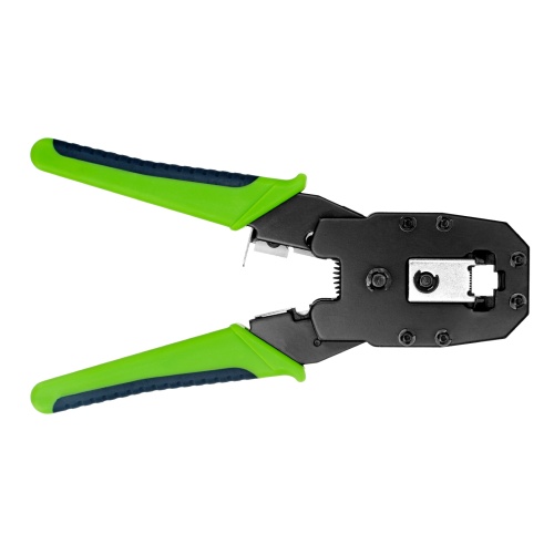 Клещи для обжима телефонных и компьютерных клемм 4P, 6P, 8P, функция обрезания проводов Сибртех фото 5