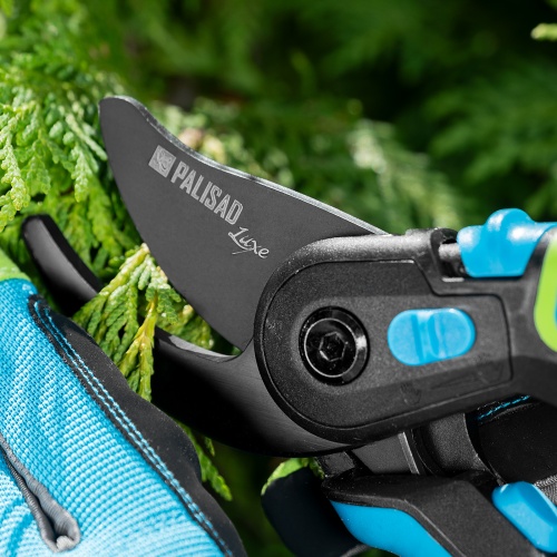 Секатор прямого реза, 225 мм, регулировка захвата, трехкомпонентные рукоятки, Luxe, Palisad фото 12
