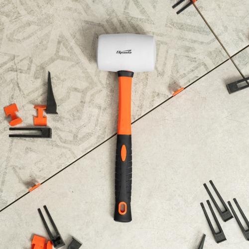 Киянка резиновая, 450 г, белая резина, фибергласовая рукоятка Sparta фото 9 Киянка резиновая, 450 г, белая резина, фибергласовая рукоятка Sparta фото 9