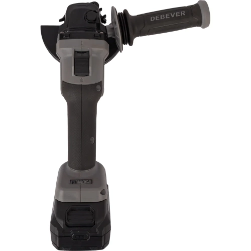Угловая шлифмашина аккумуляторная Debever с бесщёточным двигателем, 125 мм, 20В, 3000 -10000 об/мин, 2,2 кг; в компл. АКБ 4,0 а/ч; з/у 2,0 а/ч DBE-9322BKIT фото 10 Угловая шлифмашина аккумуляторная Debever с бесщёточным двигателем, 125 мм, 20В, 3000 -10000 об/мин, 2,2 кг; в компл. АКБ 4,0 а/ч; з/у 2,0 а/ч DBE-9322BKIT фото 10