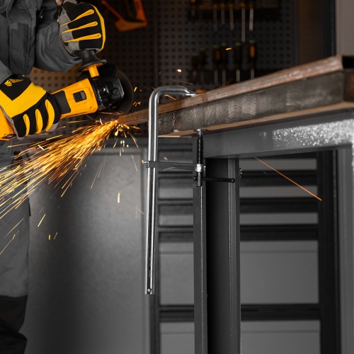 Струбцина F-образная, 80x300мм, кованая Denzel фото 9 Струбцина F-образная, 80x300мм, кованая Denzel фото 9