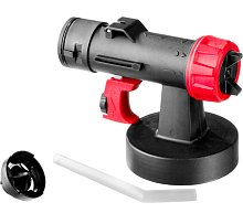 Распылитель воздушных краскопультов Зубр КПЭ-Р1 в комплекте сопла 1,8 мм и 2,6 мм