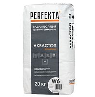 Гидроизоляция Perfekta Аквастоп W6 20 кг