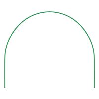 Парниковые дуги в ПВХ 0.75 х 0.9 м, 6 шт D трубы 10 мм