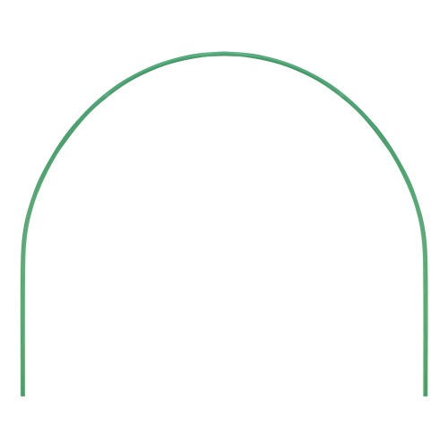 Парниковые дуги в ПВХ 0.75 х 0.9 м, 6 шт D трубы 10 мм