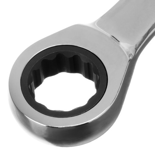 Ключ комбинированный трещоточный, 18 мм, CrV, зеркальный хром Matrix Professional фото 4