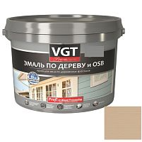 Эмаль по дереву VGT Профи кремовая 10 кг