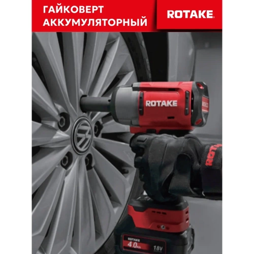 Гайковерт ударный аккумуляторный бесщёточный Rotake 8813 (T3-40D) 1/2DR, 18В, 1880 Нм 014301 фото 10 Гайковерт ударный аккумуляторный бесщёточный Rotake 8813 (T3-40D) 1/2DR, 18В, 1880 Нм 014301 фото 10