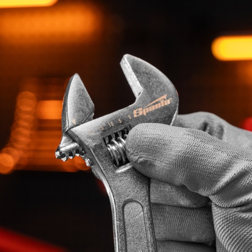 Ключ разводной, 200 мм, хромированный Sparta фото 8