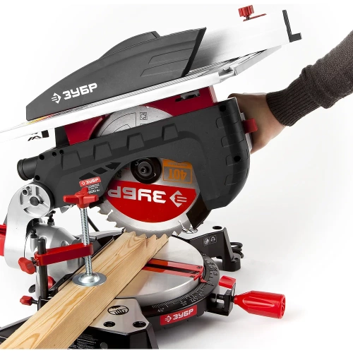 Торцовочная комбинированная пила ЗУБР ЗПТК-255-1800 фото 11