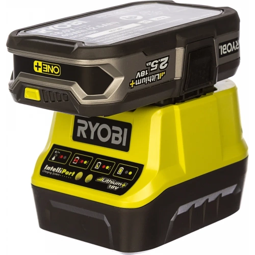 Набор Ryobi ONE+ RC18120-125 5133003359 аккумулятор (18 В; 2.5 А*ч; Li-Ion) и зарядное устройство RC18120 фото 4 Набор Ryobi ONE+ RC18120-125 5133003359 аккумулятор (18 В; 2.5 А*ч; Li-Ion) и зарядное устройство RC18120 фото 4