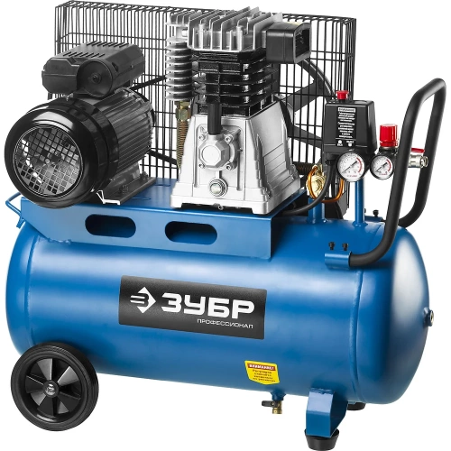 Воздушный поршневой масляный компрессор Зубр ПРОФЕССИОНАЛ 440 л/мин, 50 л, 2200 Вт, ЗКПМ-440-50-Р-2.2 фото 3 Воздушный поршневой масляный компрессор Зубр ПРОФЕССИОНАЛ 440 л/мин, 50 л, 2200 Вт, ЗКПМ-440-50-Р-2.2 фото 3