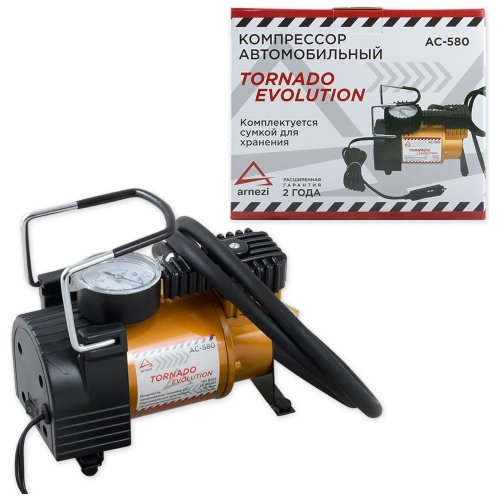 Автомобильный компрессор ARNEZI 10Атм 30л/м 110Вт 10А TORNADO A0302010 фото 3 Автомобильный компрессор ARNEZI 10Атм 30л/м 110Вт 10А TORNADO A0302010 фото 3