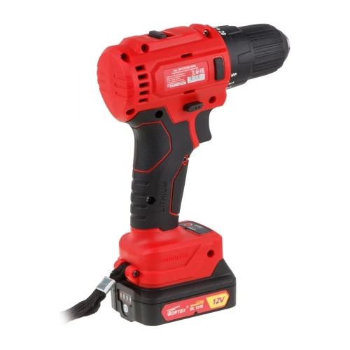 Аккумуляторная дрель-шуруповерт WORTEX BD 1220-1 DLi BD12201DLi1029 фото 9