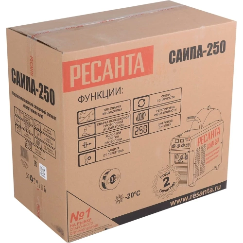Сварочный полуавтомат Ресанта САИПА-250 MIG/MAG 65/65 фото 10 Сварочный полуавтомат Ресанта САИПА-250 MIG/MAG 65/65 фото 10