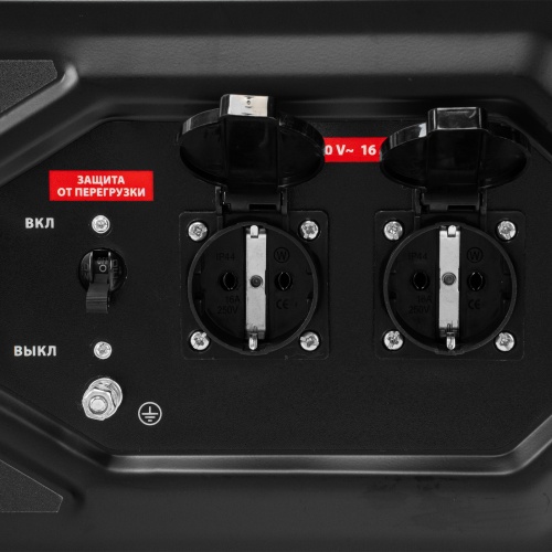 Генератор бензиновый RS-3500, 2,8 кВт, 230В, ручной стартер MTX фото 9
