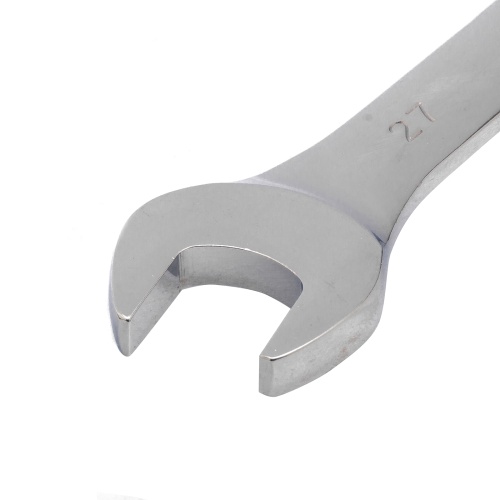 Ключ комбинированный трещоточный, 27 мм, CrV, зеркальный хром Matrix фото 2