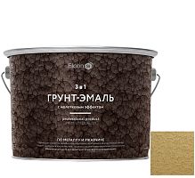 Грунт-эмаль Elcon Smith 3 в 1 с молотковым эффектом золото 2 кг