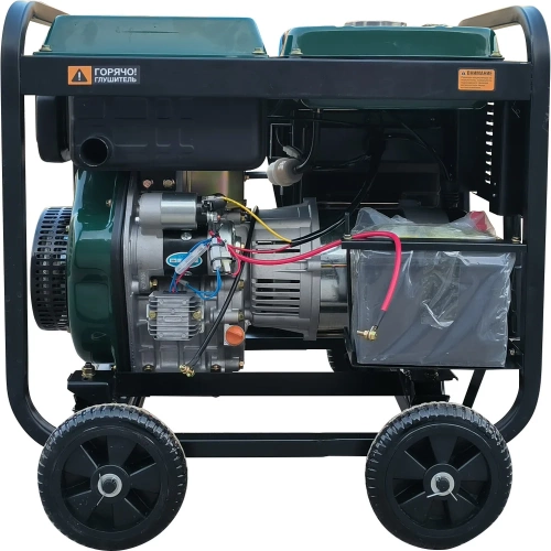 Дизельный генератор STEM Techno s5500de (5,5кв, электростартер, дисплей, подогрев) ГЕН018 фото 5