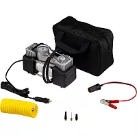 Автомобильный усиленный двухпоршневой компрессор REXANT 60 л/мин, 10 атм 80-0521