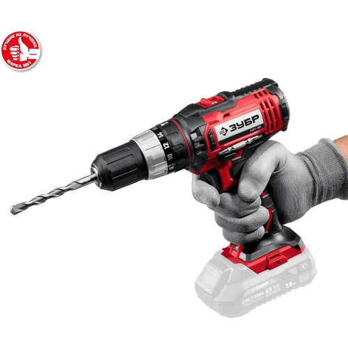 Ударная дрель-шуруповерт ЗУБР 18В, без АКБ, в коробке ДШУ-185 фото 11 Ударная дрель-шуруповерт ЗУБР 18В, без АКБ, в коробке ДШУ-185 фото 11