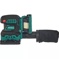 Аккумуляторная бесщеточная эксцентриковая шлифовальная машина MINLI 110x100mm Li-ion 18Vx2 DC701-2.0A