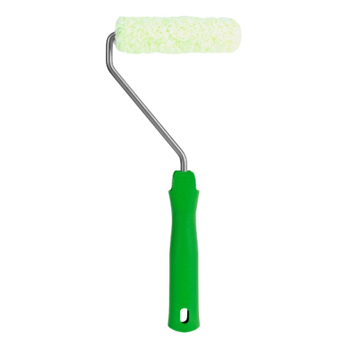 Мини-валик в сборе "Работы с древесиной", 110 мм, ворс 12 мм, D 16 мм, D ручки 6 мм, микроволокно Сибртех фото 3