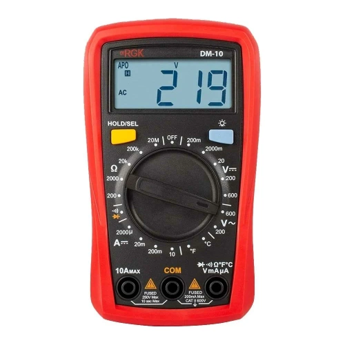 Цифровой мультиметр RGK DM-10 с поверкой 779623