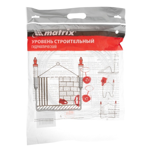 Гидроуровень,удлиненная колба, рельефная градуировка, 5м Matrix фото 6