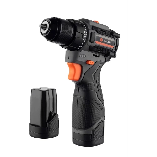 Бесщеточная аккумуляторная дрель-шуруповерт Anycons 55Нм, 16В, 2 акб, AC-D0552 Бесщеточная аккумуляторная дрель-шуруповерт Anycons 55Нм, 16В, 2 акб, AC-D0552