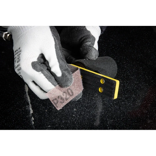 Плоскошлифовальная вибрационная пневматическая машина DeBever орб. ход 1,5 мм; 18000 об/мин DB-4500 фото 7