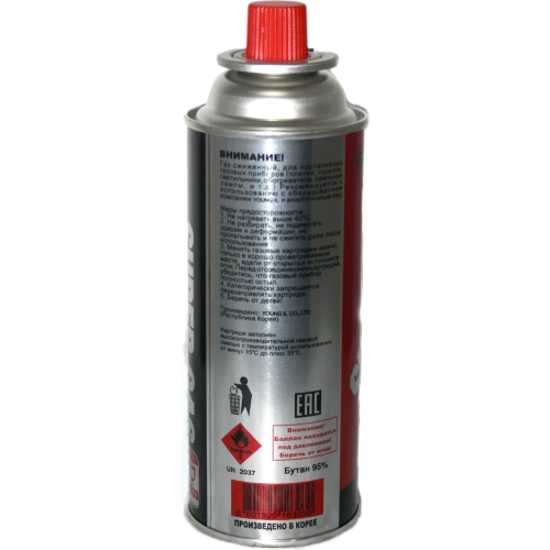 Газовый баллон SUPER GAS набор 28 шт., для портативных газовых приборов, всесезонный, цанговый, пр-во Ю.Корея, арт. 2711139728 фото 4