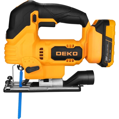Лобзик аккумуляторный DEKO DKJS20V Max в кейсе, 20В, 2x3.0Ач 085-1329 фото 5 Лобзик аккумуляторный DEKO DKJS20V Max в кейсе, 20В, 2x3.0Ач 085-1329 фото 5