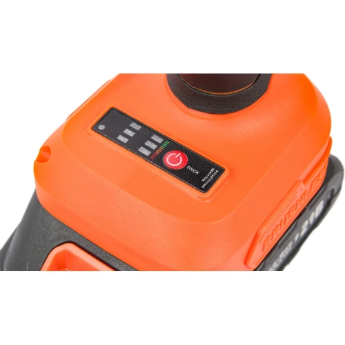 Набор Шуруповерт ударный Спец БИА-21-Б, (бесщеточный двигатель),21В,2аккум *2,0Ач,скорость0-3000 об/ми, частота ударов 0-4200 уд/мин,макс крут момент 220Нм, подсведка,зарядка 4ч,кейс, цв.кор + перчатки СПЕЦ-4132/ВС-136-0272 фото 8