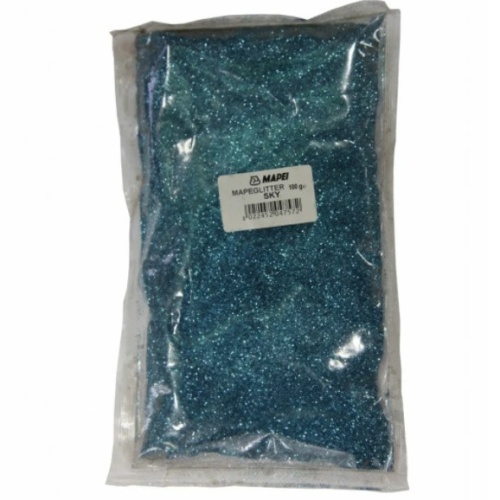 Блестки для затирки Mapei Mapeglitter №218 небесная лазурь 100 г