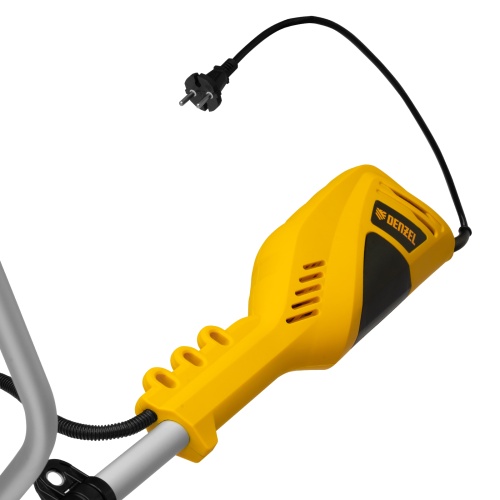 Триммер электрический TE-1400, 1400 Вт, 420 мм, катушка + диск, разборная штанга Denzel фото 4