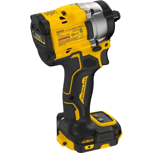 Аккумуляторный бесщеточный гайковерт Dewalt 18 В, 610 Нм, 2500 об/мин, 3550 уд/мин, с 2 АКБ 2 Ач и ЗУ, в кейсе TSTAK, DCF921D2T DCF921D2T-QW фото 4 Аккумуляторный бесщеточный гайковерт Dewalt 18 В, 610 Нм, 2500 об/мин, 3550 уд/мин, с 2 АКБ 2 Ач и ЗУ, в кейсе TSTAK, DCF921D2T DCF921D2T-QW фото 4