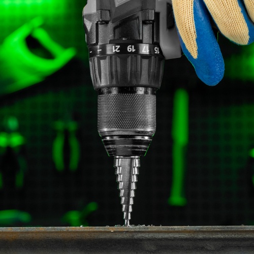 Сверло ступенчатое по металлу 4-6-8-10-12-14-16-18-20 мм, 4241 Сибртех фото 8