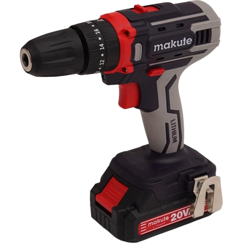 Дрель-шуруповерт аккумуляторная ударная Makute (20В, 30Нм) CD229-L-2B Дрель-шуруповерт аккумуляторная ударная Makute (20В, 30Нм) CD229-L-2B