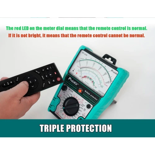 Мультиметр стрелочный Pro'sKit MT-2208 С00040321 фото 8