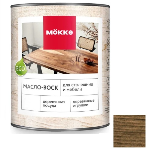 Масло-воск для столешниц и мебели Mокке 9628 дуб 0,75 л
