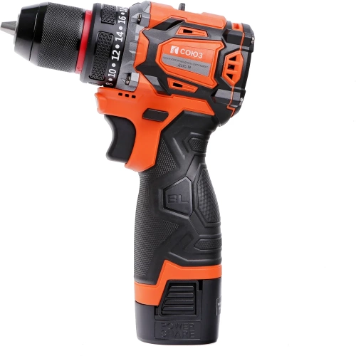 Дрель аккумуляторная бесщеточная Союз 16В, 45Нм, 2x2.0Ач, ЗУ,кейс ДШС-18 фото 6 Дрель аккумуляторная бесщеточная Союз 16В, 45Нм, 2x2.0Ач, ЗУ,кейс ДШС-18 фото 6