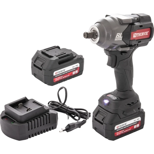 Ударный аккумуляторный бесщеточный гайковерт THORVIK BBIW121080 1/2DR, 21В, 1080 Нм 053653 фото 3 Ударный аккумуляторный бесщеточный гайковерт THORVIK BBIW121080 1/2DR, 21В, 1080 Нм 053653 фото 3