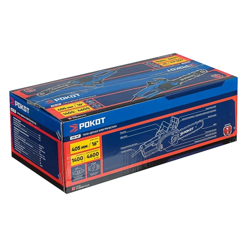 Электропила РОКОТ 1400 Вт, бесщеточная, шина 405мм 618-167 фото 10