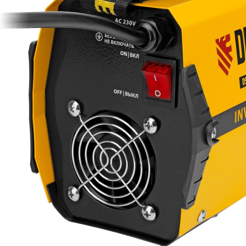 Аппарат инверторный дуговой сварки DS-230 Compact, 230 А, ПВ 70%, диаметр электрода 1.6-5 мм Denzel фото 3