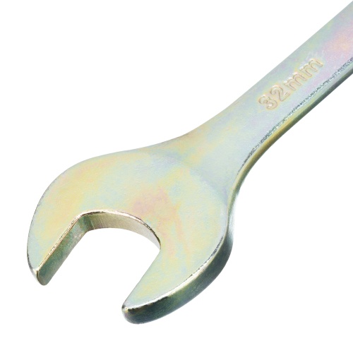 Ключ комбинированный, 32 мм, желтый цинк Сибртех фото 3