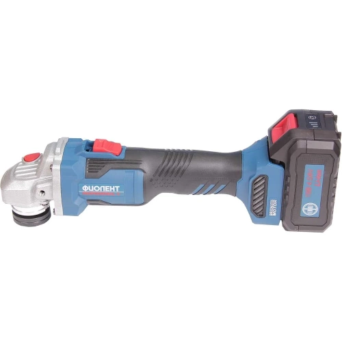 Аккумуляторная бесщеточная углошлифовальная машина Фиолент мшуаб1-125э-18 9400496 фото 8