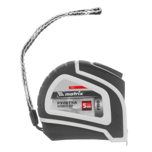 Рулетка Autostop,5 м х 25 мм,двухкомпонентный корпус,автоматическая фиксация,Pro Matrix фото 4 Рулетка Autostop,5 м х 25 мм,двухкомпонентный корпус,автоматическая фиксация,Pro Matrix фото 4