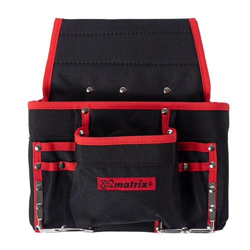Подсумок поясной, 8 карманов, держатель для молотка, для клещей Matrix фото 2