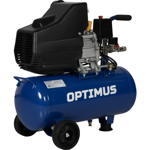 Поршневой компрессор Optimus 300л/мин, 2.2 кВт, 220 В, ресивер 24 л hd OPT-302430 фото 9
